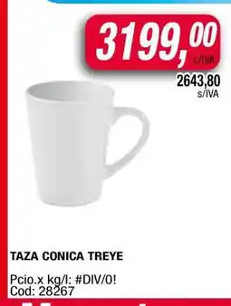 Maxiconsumo TAZA CONICA TREYE oferta