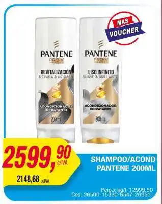 Maxiconsumo Shampoo/Acondicionador Pantene 200ml oferta