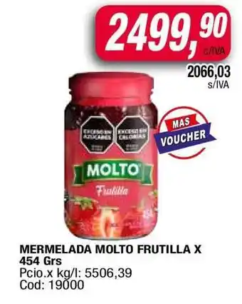 Maxiconsumo Mermelada Molto Frutilla oferta