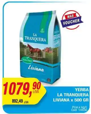 Maxiconsumo Yerba La Tranquera Liviana x 500 gr oferta