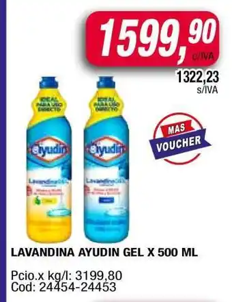 Maxiconsumo LAVANDINA AYUDIN GEL X 500 ML oferta