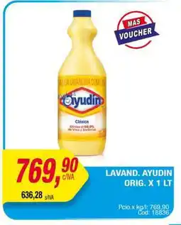 Maxiconsumo Lavand. Ayudin Orig. x 1 LT oferta