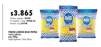 Supermercados Vea Fideos Largos Blue Patna oferta