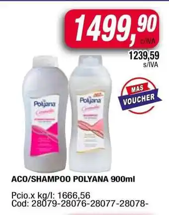 Maxiconsumo ACO/SHAMPOO POLYANA 900ml oferta