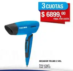 Maxiconsumo Secador Yelmo 2 Vel oferta