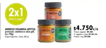 Supermercados Vea Aderezo Veganesas Arytza oferta
