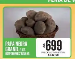 Supermercados Vea PAPA NEGRA GRANEL oferta