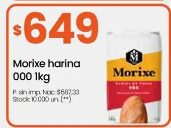 Changomas MORIXE HARINA 000 1KG oferta