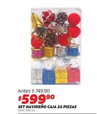 Ferniplast Set Navideño Caja 24 Piezas oferta