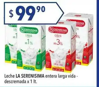 Hergo Leche La Serenisima Entera Larga Vida - Descremada oferta