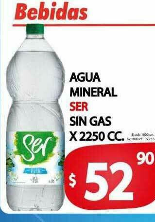 Supermercados Mariano Max Agua Mineral Ser Sin Gas oferta