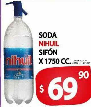 Supermercados Mariano Max Soda Nihuil Sifón oferta