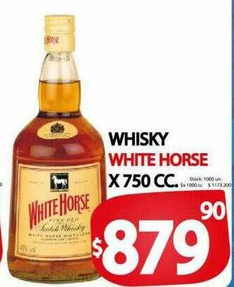 Supermercados Mariano Max Whisky White Horse oferta