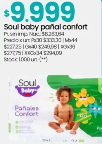 Changomas Soul baby pañal confort oferta