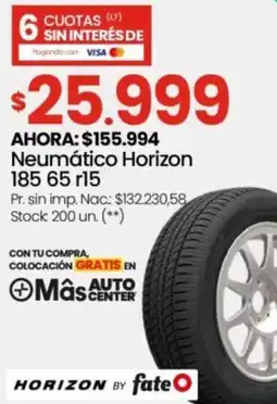 Changomas Neumático horizon 185 65 r15 oferta