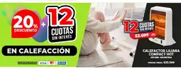 Supermayorista Vital Calefactor Liliana Compact Hot oferta