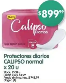 Supermercados Buenos Días Calipso protectores diarios normal oferta
