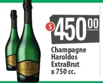 Autoservicio Capo Champagne Haroldos ExtraBrut x 750cc oferta