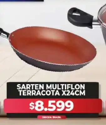 Supermayorista Vital Sarten Multiflon Terracota X24CM oferta