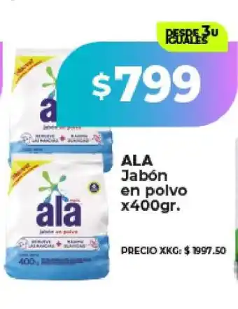 Supermayorista Vital ALA Jabón en polvo x400gr oferta