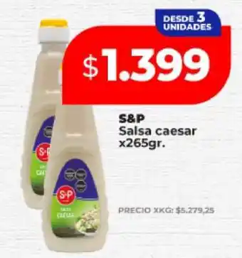 Supermayorista Vital S&P Salsa caesar x265gr oferta