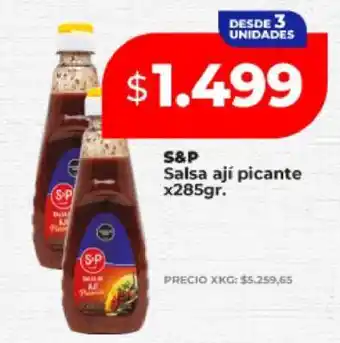 Supermayorista Vital S&P Salsa ají picante x285gr oferta