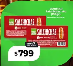 Supermayorista Vital BONMAR Salchichas x6u (190gr) oferta