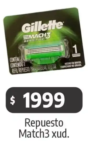 Autoservicio Capo Gillette match3 repuesto oferta