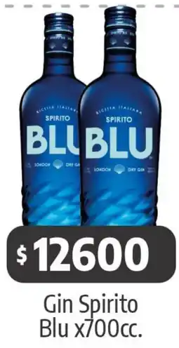 Autoservicio Capo Spirito blu gin oferta