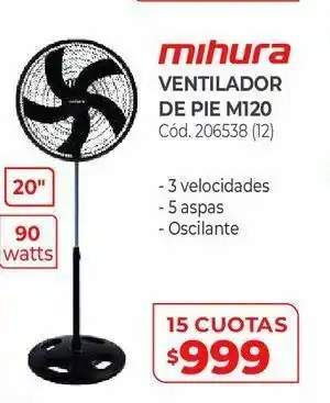 Naldo Lombardi Ventiladores mihura oferta