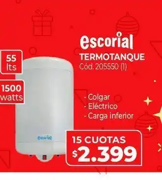 Naldo Lombardi Termotanque escorial oferta