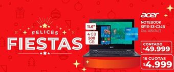 Naldo Lombardi Notebook acer oferta