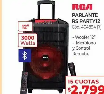 Naldo Lombardi Parlantes bluetooth rca oferta