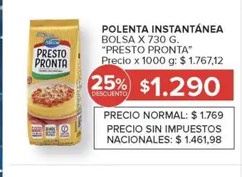 Carrefour Market Polenta Instantánea oferta
