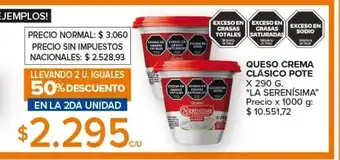 Carrefour Express Queso Crema Clásico Pote oferta