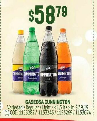 Makro Gaseosas cunnington oferta