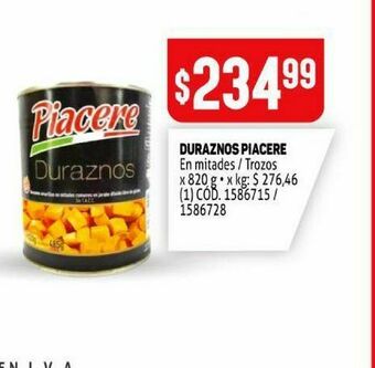 Makro Duraznos piacere oferta