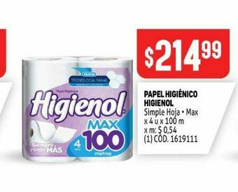 Makro Papel higiénico higienol oferta