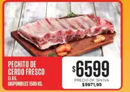 Supermercados Vea PECHITO DE CERDO FRESCO oferta