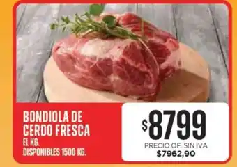 Supermercados Vea Bondiola de Cerdo Fresca oferta