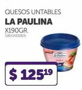 La Gallega Supermercados Quesos Untables La Paulina oferta