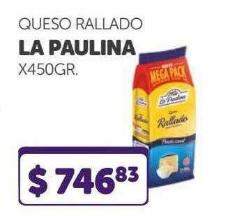 La Gallega Supermercados Queso Rallado La Paulina oferta