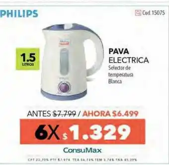 Nexon Pava Electrica 1.5 Litros Philips oferta