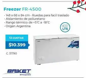 Freezer Fr-4500 Briket