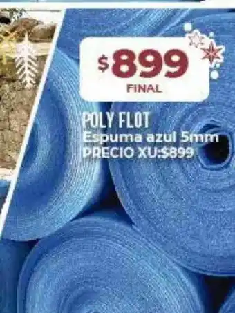 Supermayorista Vital Poly Flot Espuma Azul 5mm oferta