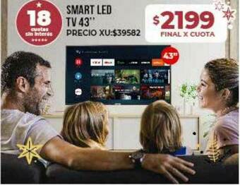 Supermayorista Vital Smart Led Tv 43 oferta