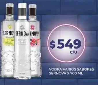Supermercados Toledo Vodka Varios Sabores Sernova oferta