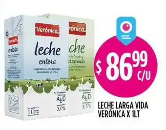 Supermercados Toledo Leche Larga Vida Verónica oferta