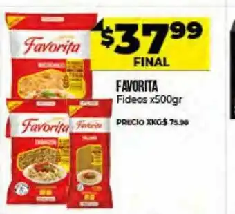 Supermayorista Vital Favorita Fideos oferta