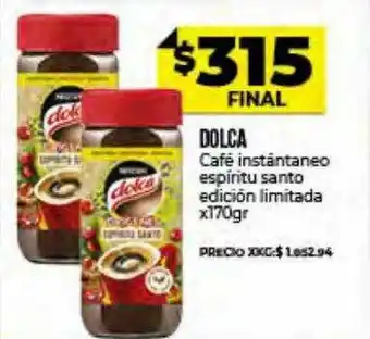 Supermayorista Vital Dolca Café Instantaneo Espiritu Santo Edicion Limitada oferta